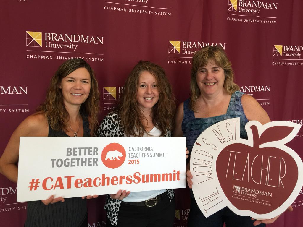 cbjohnsrud's tweet photo. Learning w/ my #lusded friends at #CATeachersSummit @BNanabeth @MrsPatrick78 #wedidnthavetodrivetosac http://t.co/MDINK6ndId