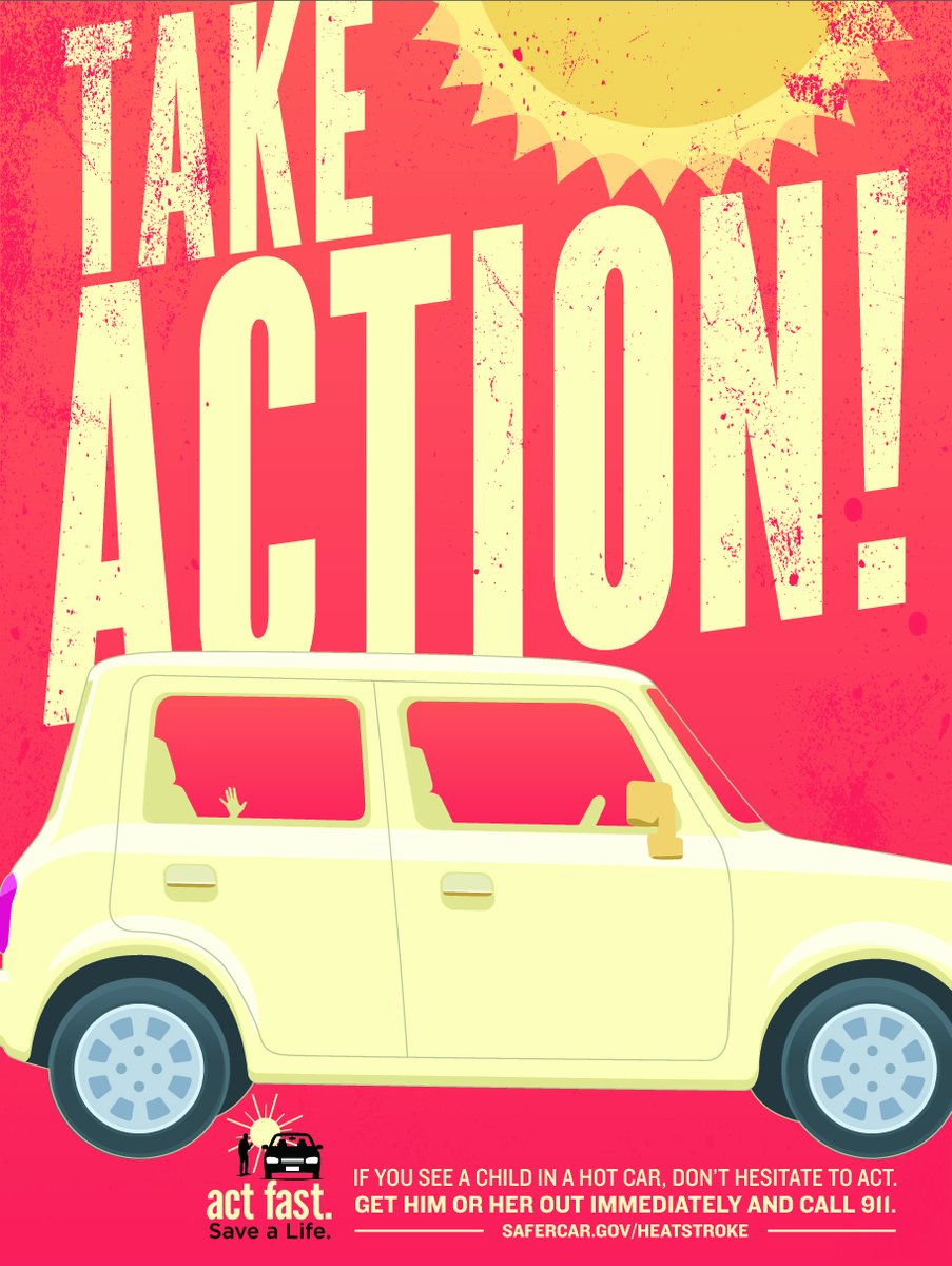 NJTrafficSafety's tweet photo. TAKE ACTION! If you see a child in a hot car, don't hesitate to act. #actfastsavealife http://t.co/LCKGMBlaUd