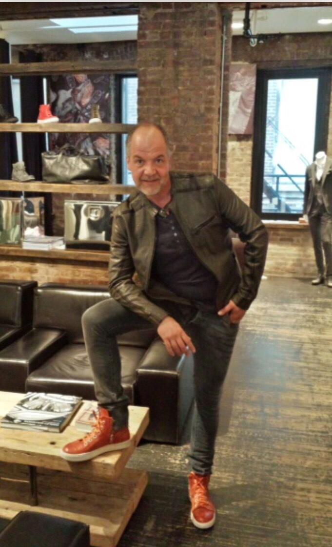 Marek Erhardt looking cool in ARI.Thanks for stopping in while filming in NYC.Always nice seeing you.