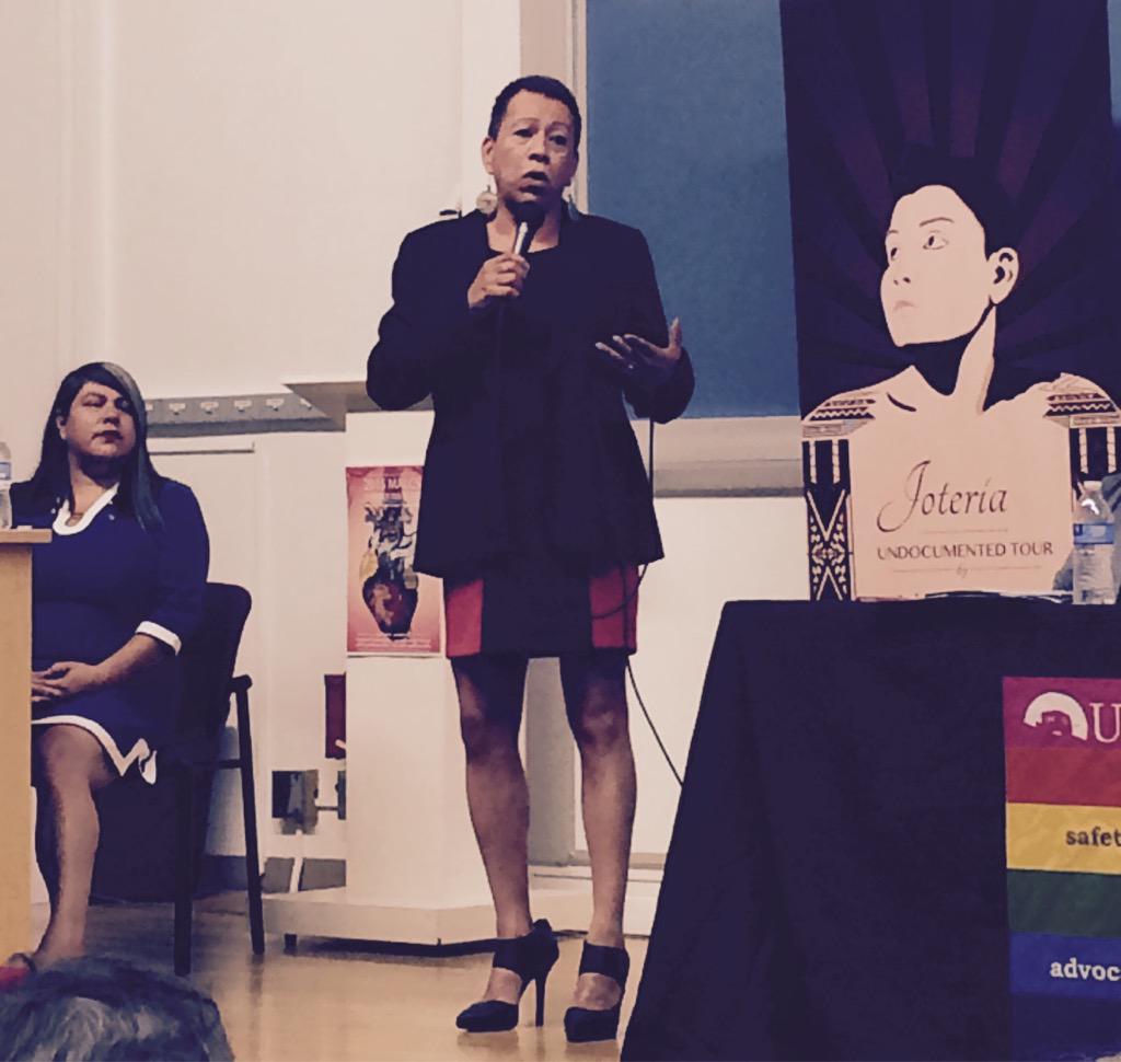 Listening to the always inspiring @translatinbamby discussing the creation of a TransLatina coalition #MALCS2015