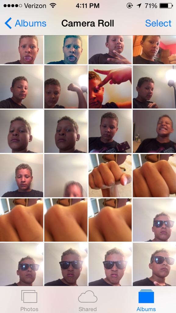 allison__joy's tweet photo. When you give Scott your phone...😂 #firstselfies http://t.co/tegrgxBzdS
