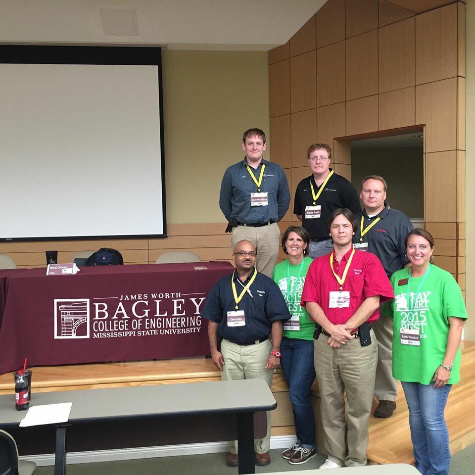 msbestrobotics's tweet photo. So thankful for our industry panel here today! #Toyota #MTDproducts #MercedesBenz #BESTConference2015 http://t.co/9T4OFzPyve