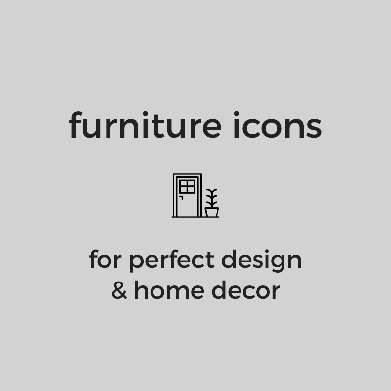 RetinaIconCom's tweet image. How to organise your home decor and interior design? Use this set!