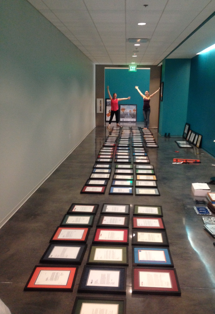 Veristor's tweet photo. Time to hang these customer reference letters at the new #VeriStor corporate headquarters! http://t.co/WAcaWBYB0j