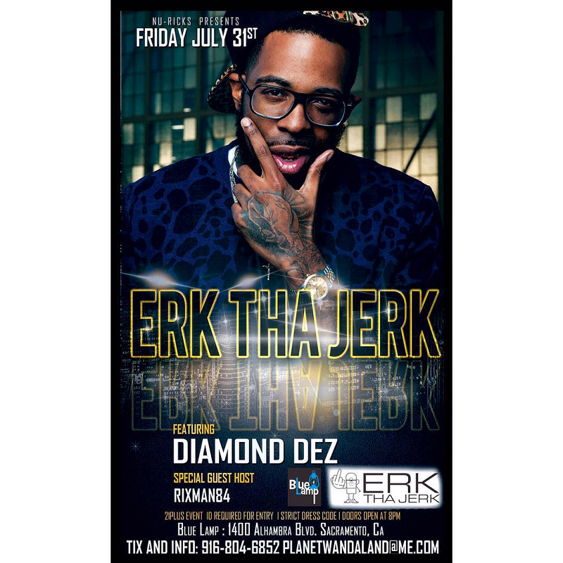 The homegirl @IamDiamondDez is performing live tonight @ #BlueLampSacramento w/ @ErkThaJerk eventbrite.com/e/nu-ricks-blu…