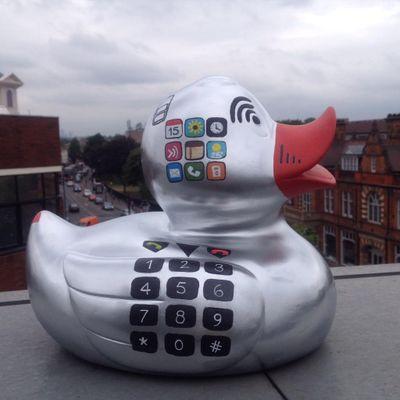 DigitalPhoneCo's tweet image. Please RETWEET if you are supporting @_iQuack in tomorrow's Norwich Duck Race. #ThePeoplesDuck