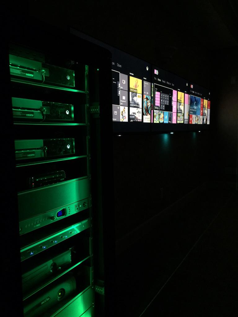 ProgressiveHA's tweet image. Just finished this cool #Xbox Gaming Room. Powered by @RTICorp @Sony @KeyDigitalHQ @Xbox @panamax #liveinstall #yyc