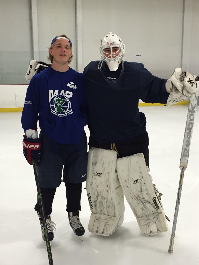 <a href="/Lindiesal/">Ryan Lindgren</a> <a href="/EvanRobert97/">blank</a> doing their thing at competitive today! #workinghard