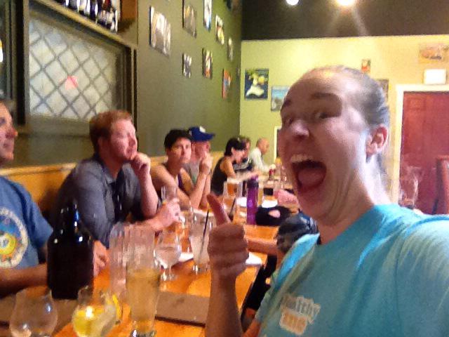 jdempseydesigns's tweet photo. After go karting &amp; rock climbing we are finishing off the work day at @MoonBrewery #funday #teambonding #yyj http://t.co/HJZWRMfkyG