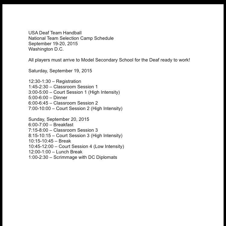 usadth's tweet photo. USATH tryout schedule (tentative) http://t.co/vdw0giVJgZ