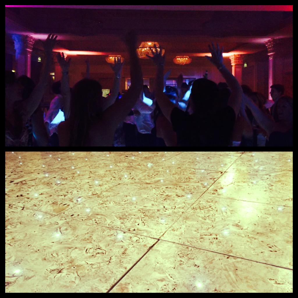 LovelightEnts's tweet photo. Absolutely rocking with Danni & James tonight! #dancefloor #totallytrashed http://t.co/nsn69NuSVW