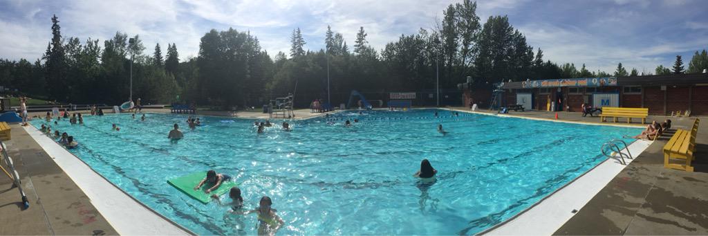 tundratrav_cbc's tweet photo. Beatin' the heat down @millcreekpool! #cbc #yeg http://t.co/JxtXNSXZnk