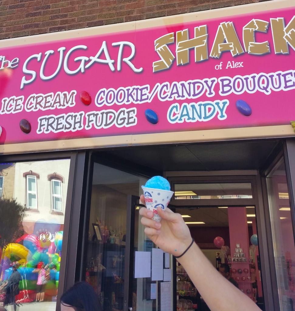AlexSugarShack's tweet photo. Chill off today with a snow cone from The Sugar Shack of Alex today beforethe big street dance! http://t.co/oQqdXW5oZB