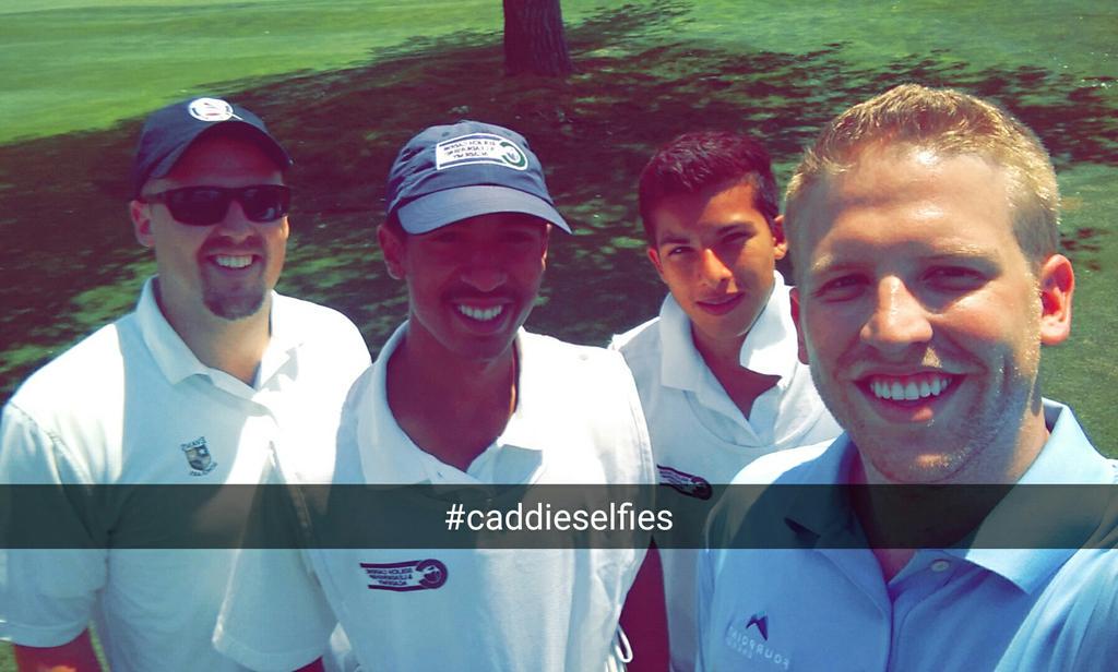 JoePutnik's tweet photo. Caddies taking caddies at @CommonGroundGC. Ended @JasonPutnik's birthday round with a #caddieselfie @WGAESF @ColoGolf http://t.co/6OdCMl4h4T
