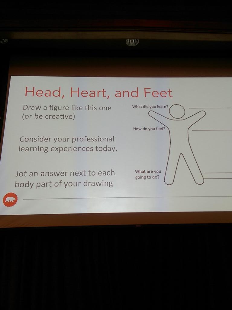 luredez82's tweet photo. #cateacherssummit @stmarysca #edtalksmc #edcampsmc Overheard: "Speak about something that's meaningful to you." http://t.co/0oVF6VOD6X