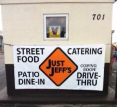 JustJeffsCOMO's tweet photo. Dinner tonight on the patio. The new fans make it a "cool" spot for a cheeseburger! Look for our new sign! http://t.co/PkTeLkgeKl