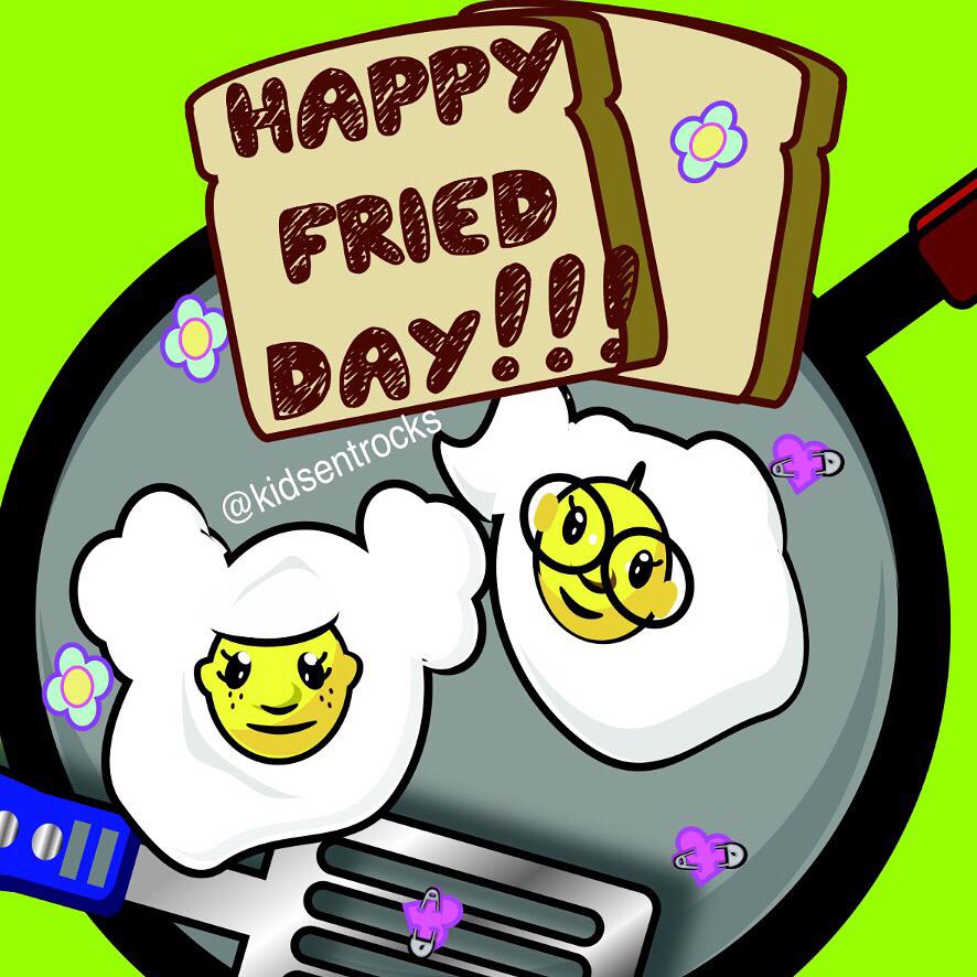 KIDSENTROCKS's tweet image. Happy Friday twitter !!!  Have an egg element weekend #hdml #honeydewandMarylu #tgif #weekendwarriors #summerfun