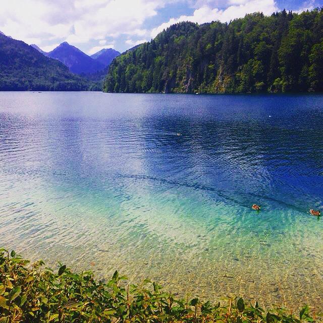 Öyle #göller var ki denizlere fark atar, mesela #füssenlake onlardan biri 😉👍❤️🌍✈️ #füssen #Almanya #Germany #tatil