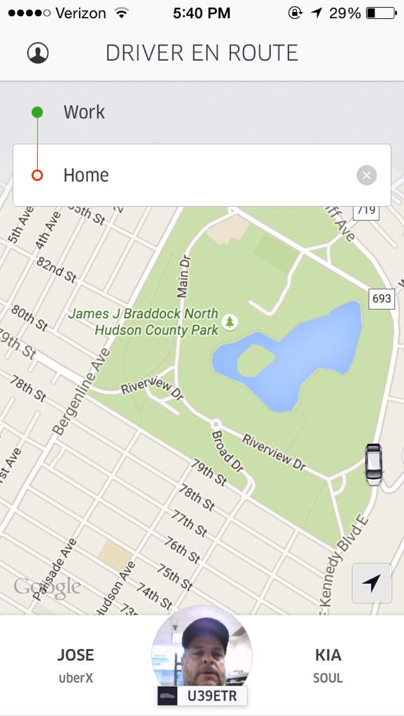 26andtired's tweet photo. When G from high school is your uber driver...... #hightechproblems http://t.co/YkjKSczQ0Q