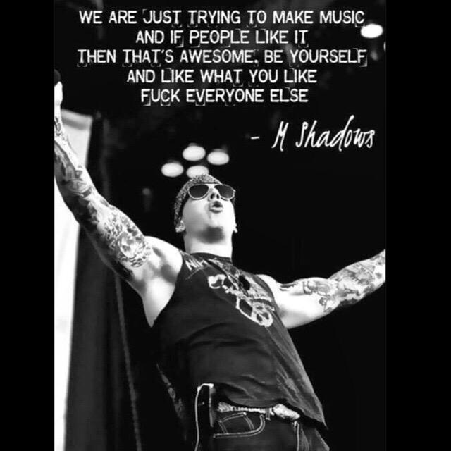 Happy birthday to one of the most important men in my life, M. Shadows!      