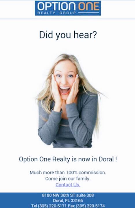 OptionOneMiami's tweet image. Call us at 305-220-5171do we help you! #realestate #doralrealty #optiononerealtygroup #realtormiami #miamirealty