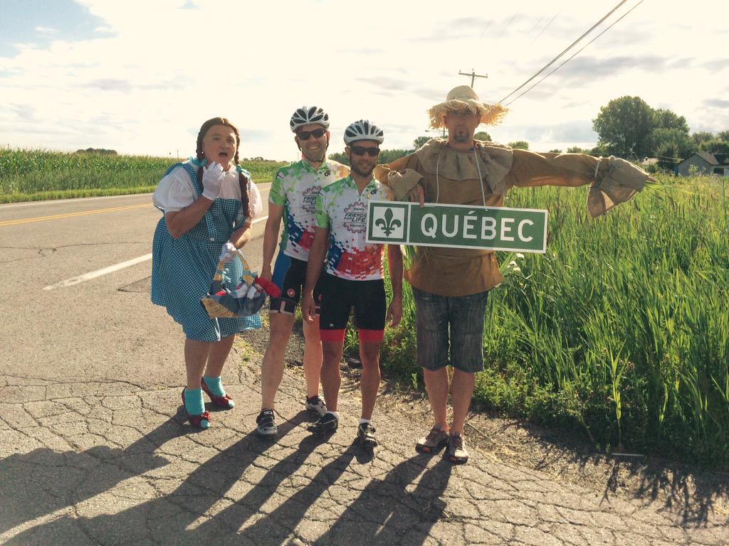 ScottBarrett78's tweet photo. Made it to quebec- almost there! #F4LBR17 http://t.co/u3vzHI2z5y