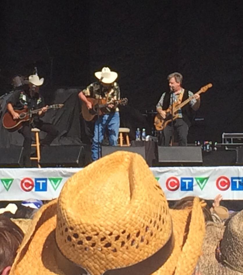 No smoke, no lights. Just a guy with a guitar and a hell of a lot of talent! Ian Tyson killing the #BVJ2015 stage.