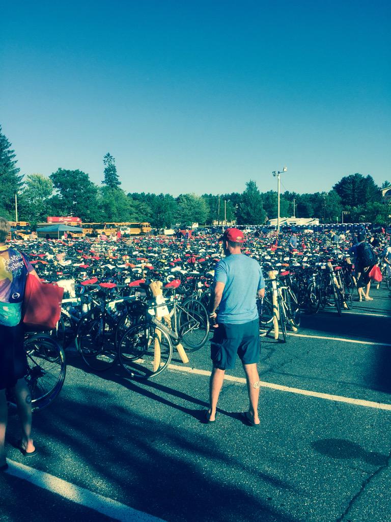 pmcjeff's tweet photo. 1000s of bikes. #pmc2015 http://t.co/Yadqz2FZsD