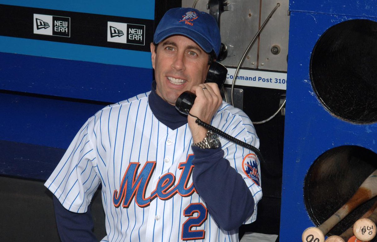 BleacherReport's tweet photo. .@JerrySeinfeld drops fantastic tweet after Mets trade for Yoenis Cespedes &amp; his fans loved it http://t.co/fWrgbGf3M8 http://t.co/7PN0JRc9op