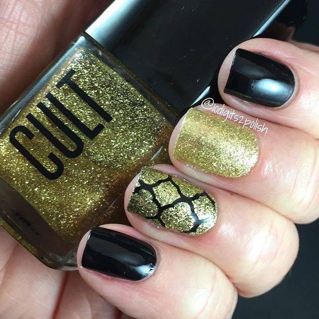 Stay Gold is the perfect way to do just that. Perfectly matches with almost any color! Mani by <a href="/10digits2polish/">Christine</a>