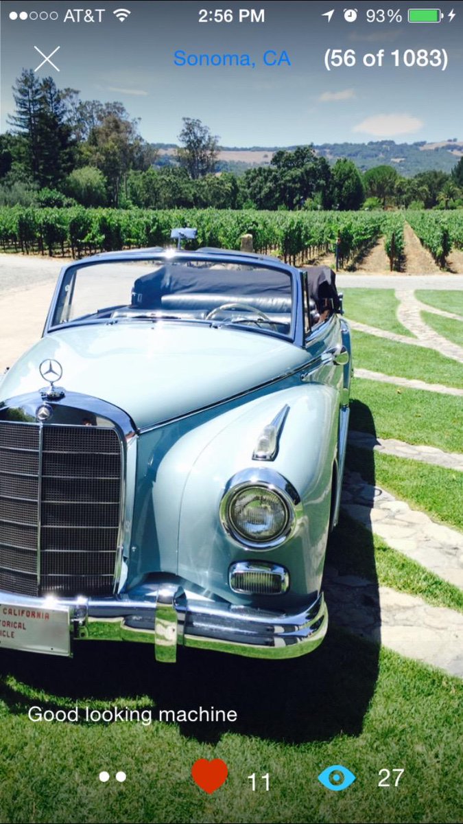 peekshareapp's tweet photo. 🎶 ...Yeah baby I'm a classic man 🎶 Who's ready for the weekend? #HappyFriday! #peekit #classiccars http://t.co/2ZVSJQ7mmG