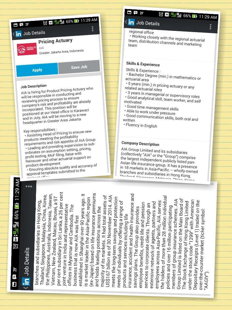 AIA - Pricing Actuary. Working experience in actuarial. #statisticsjob #jobvacancy #actuary