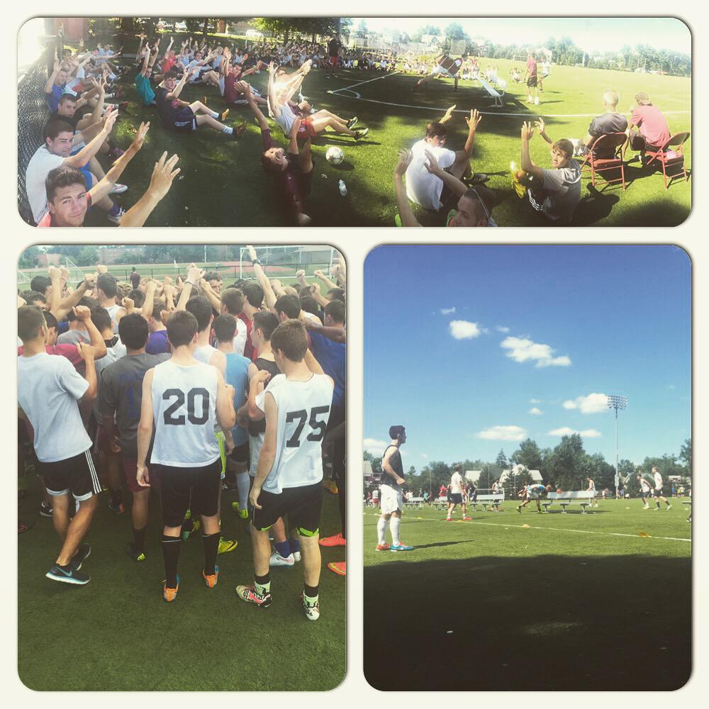 Pridemenssoccer's tweet image. Great end to the 2nd day of camp #seniorvideo #pizza #soccertennis #greatplayers
