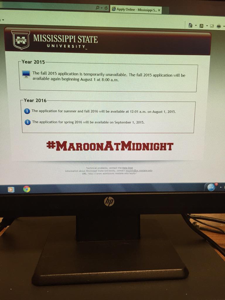 Ready to go! #MaroonAtMidnight #futurebulldog @msstatejohn