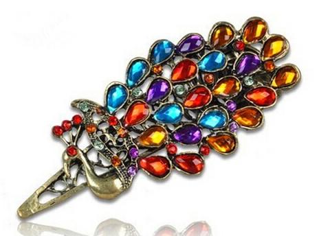 ToponeChoice's tweet image. Why not try this Bronze Plated Retro Peacock Hair Clip Hair Ornaments ow.ly/QmfBd