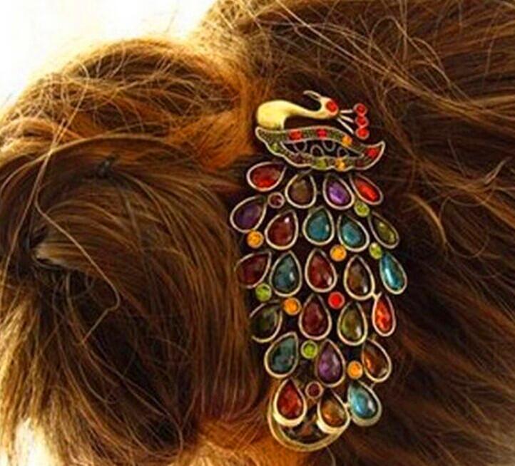 ToponeChoice's tweet image. Why not try this Bronze Plated Retro Peacock Hair Clip Hair Ornaments ow.ly/QmfBd