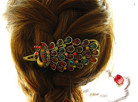 ToponeChoice's tweet image. Why not try this Bronze Plated Retro Peacock Hair Clip Hair Ornaments ow.ly/QmfBd