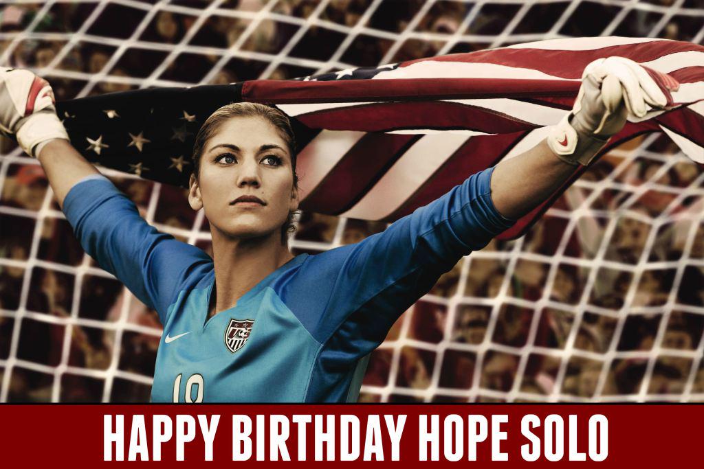Happy Birthday Hope Solo  