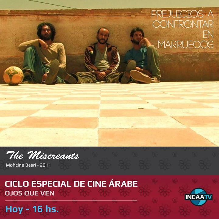 CINEAR_'s tweet photo. “The Miscreants” hoy a las 16 hs, en la pantalla de #INCAATV #OJOSQUEVEN #CINEARABE http://t.co/jzBUEtp7CM