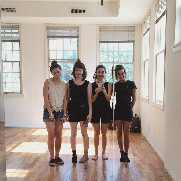 thepacktheater's tweet photo. Rachel missed the v important memo (black romper/short combo) for today's #FutureHoney rehearsal... #thisisedfringe http://t.co/4LFM26bdFh