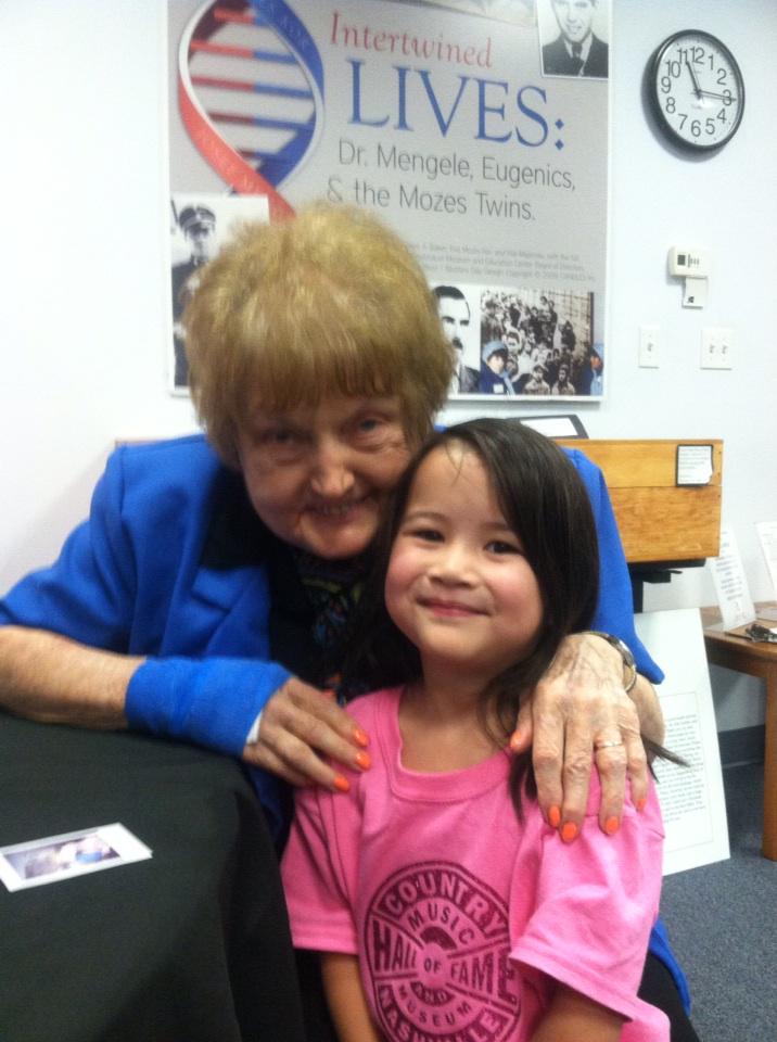 EvaMozesKor's tweet photo. A young visitor @ CANDLES Holocaust Museum. Today is International Forgiveness Day-forgive &amp; heal yourself-pass it on http://t.co/ZjOoF1vnJF