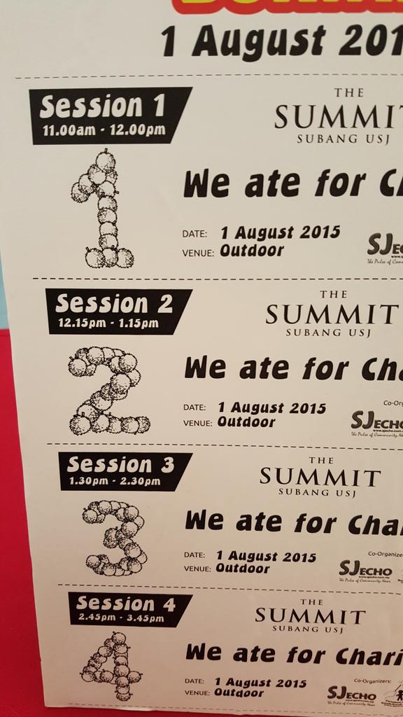 vichjy's tweet photo. Eat for charity....... http://t.co/9KXNzmKpkl