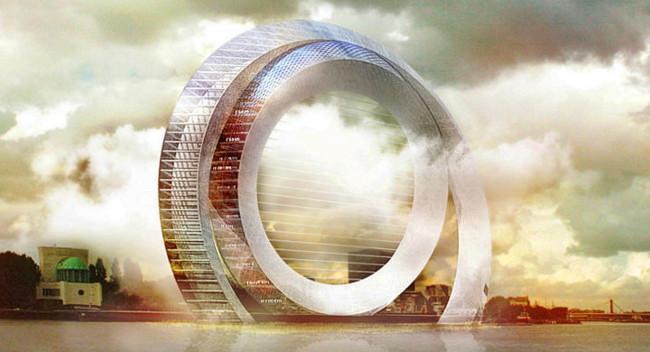 xataka's tweet photo. Holanda ya prepara el molino de viento del futuro, que también es habitable y sostenible http://t.co/ovNxyC6Kyd http://t.co/g96FcPrnEx