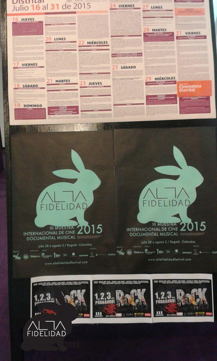 AltaFidelidadAF's tweet photo. #AltaFidelidad va hasta el 2 de Agosto en @cinematecadb @CineTonalaBog y @6MANOS #programaciòn http://t.co/gZEfoX3yun http://t.co/WNflceLUVR