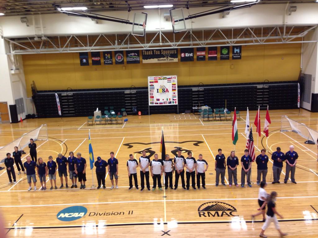 WEFitwellness's tweet photo. Teams USA, Sweden,  and Germany! @USABA1 #2015WGBC http://t.co/qP7PCv1JsG
