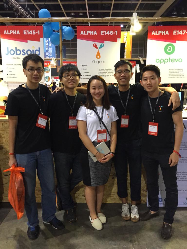 _yippeeapp's tweet photo. Morning people! Come check us out at #RISEConf booth E146-1 today! Don't worry, we won't bite :) #yippee http://t.co/CuKdrO4nhc