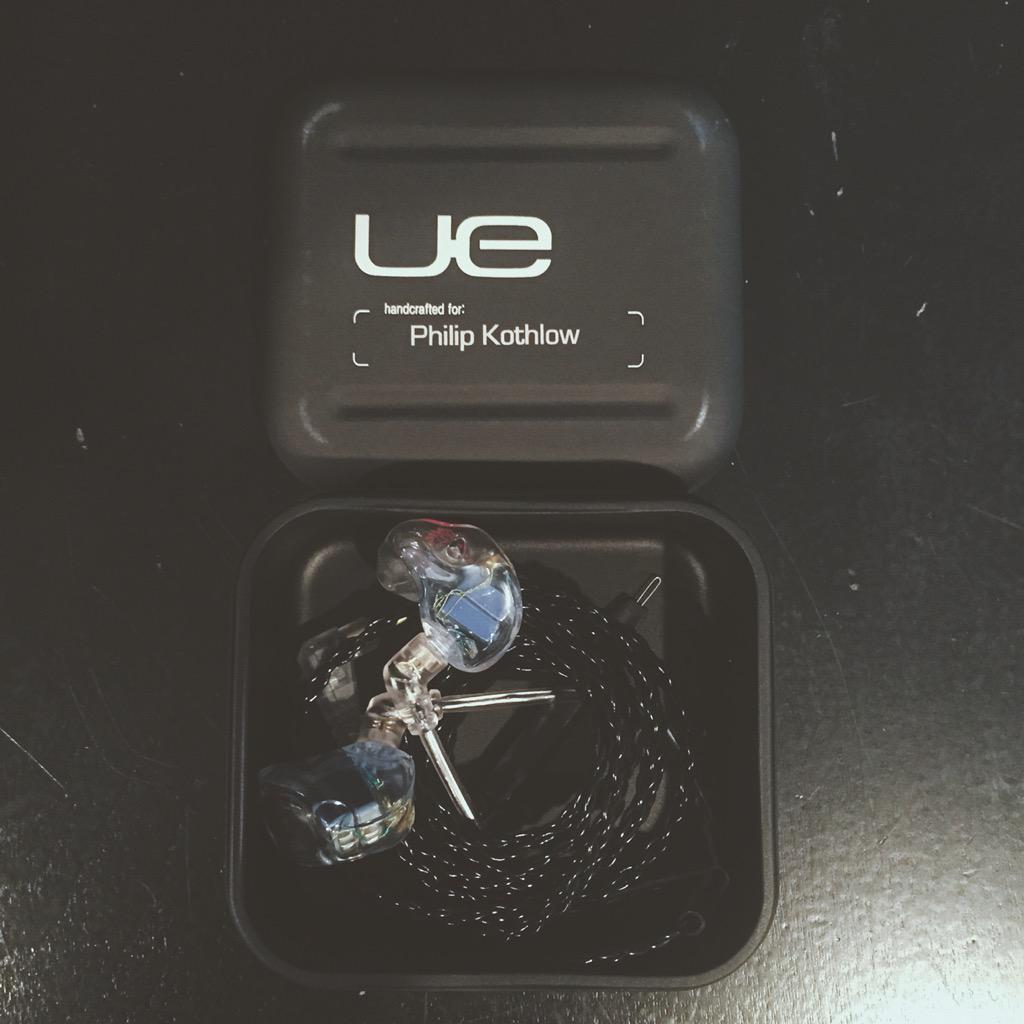 First pair of custom in ears!! Thanks <a href="/UltimateEarsPro/">Ultimate Ears Pro</a> 🙌🙌