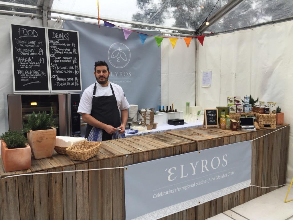 We're all set &amp; ready to go! Come &amp; see us for our #StickyLamb &amp; #Kalitsounia #DineInDineOut #Camberwell #CretanFood