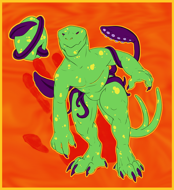 redrighthandart's tweet image. Round 1, Hatchling 6- Spotty Tentacles! #Eggletons #eggadopts, #adopt #adoptable @cellikeseggs @AtomicGryph