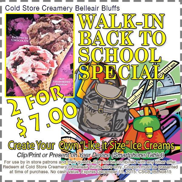 Exclusive at Belleair Bluffs Creamery Only.